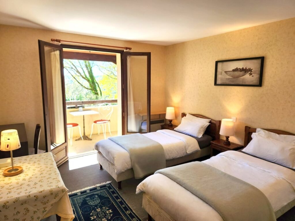 chambre twin hotel perigord st leon sur vezere charme